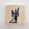 Banksy Tegel 'Anarchist Punk and Mum'