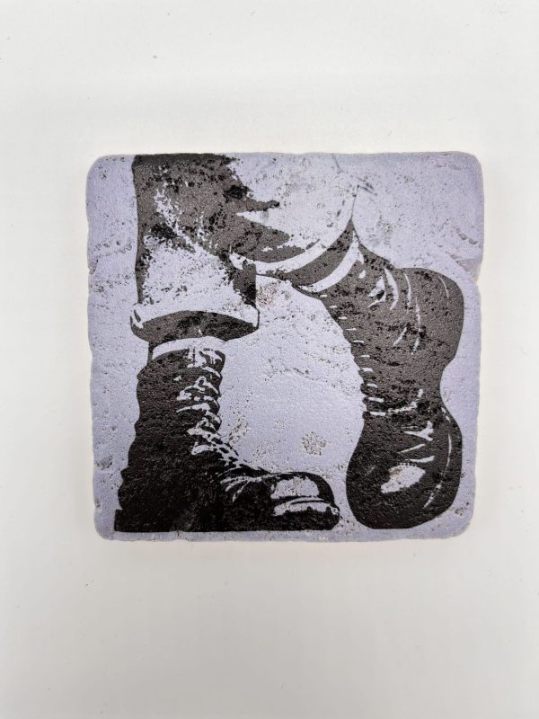 Banksy Tile 'Boots'