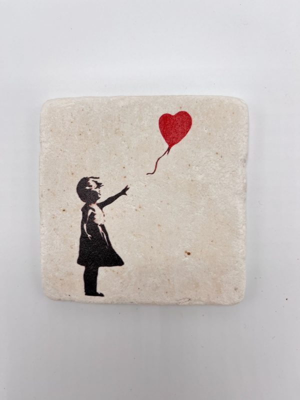 Banksy Tile 'Girl with Balloon'