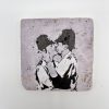 Banksy Tegel 'Kissing Coppers'