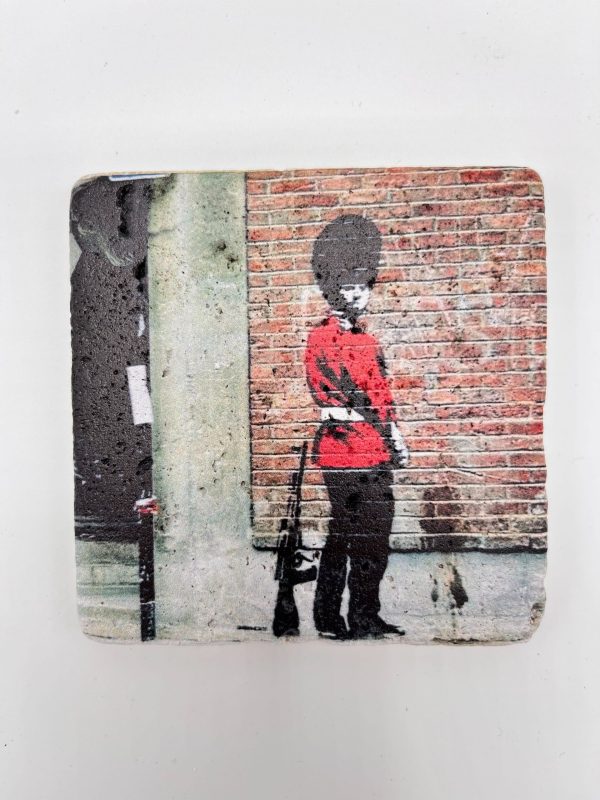 Banksy Tile 'Queens Guard'