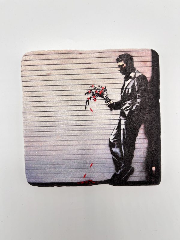 Banksy Tile 'Waiting In Vain'