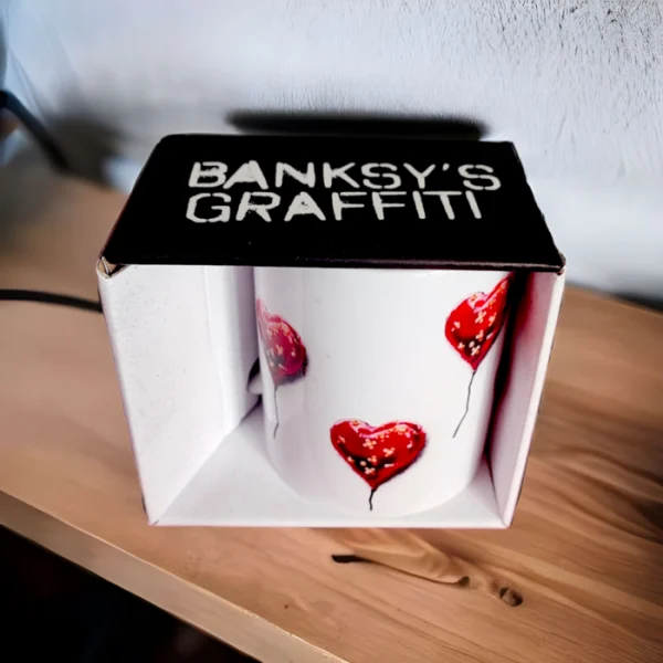 Banksy Keramische Mok 325ml - Bandaged Heart - Afbeelding 4