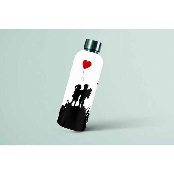 Banksy's Graffiti Dual Water Bottle 500ml - Kids on Guns Hill - Afbeelding 3