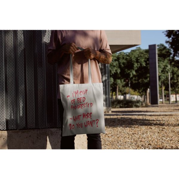 Banksy's Graffiti Tote Bag/Street Bag - I'm Out Of Bed ... - Image 5