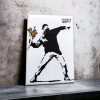 Banksy's Graffiti-koelkastmagneet - The Flowerthrower