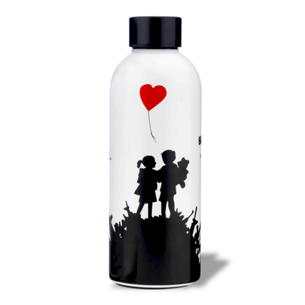 Banksy's Graffiti Dual Water Bottle 500ml - Kids on Guns Hill