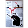 Medium Banksy Wall Sticker (50x60cm) - Love Rat - Image 2