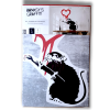 Large Banksy Wall Sticker (90x105cm) - Love Rat - Image 2