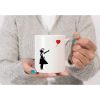 Banksy keramische mok 325 ml - Girl With Balloon - Afbeelding 2