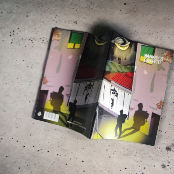 Banksy Comics A5 werkboek - Flying Balloons Girl - Afbeelding 2